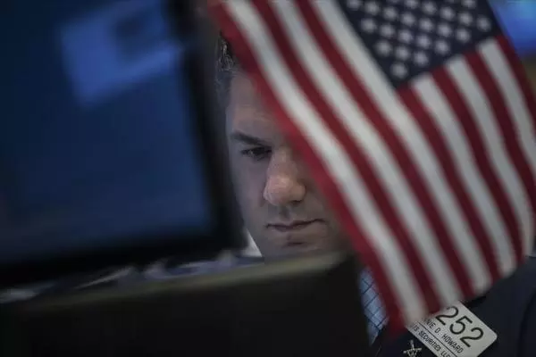 Badiera USA e sguardo operatore di Borsa