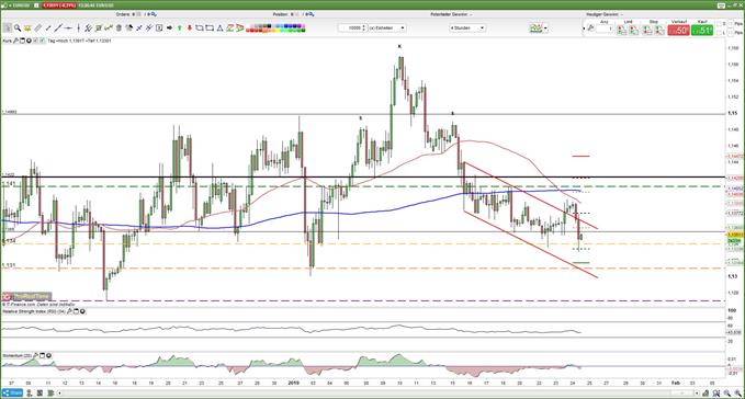 Euro vor EZB-Entscheid 24.01.2019