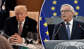 European Markets on Edge as Juncker and Trump Go Head-To-Head