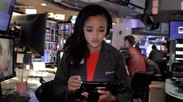 Lauren Simmons at the NYSE