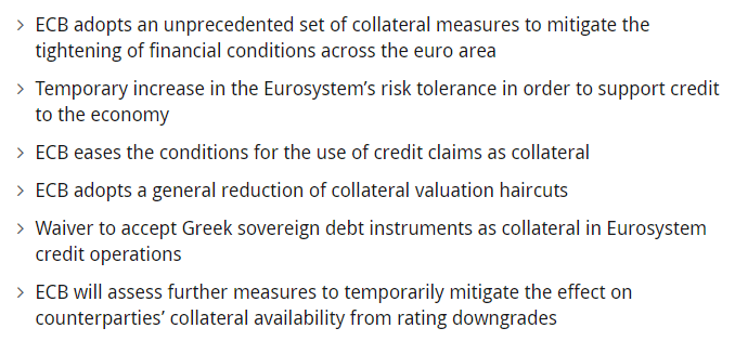Image of ECB announcement