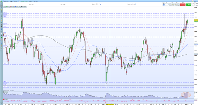 Gold Extends its Haven Rally as Risk Markets Sour Further