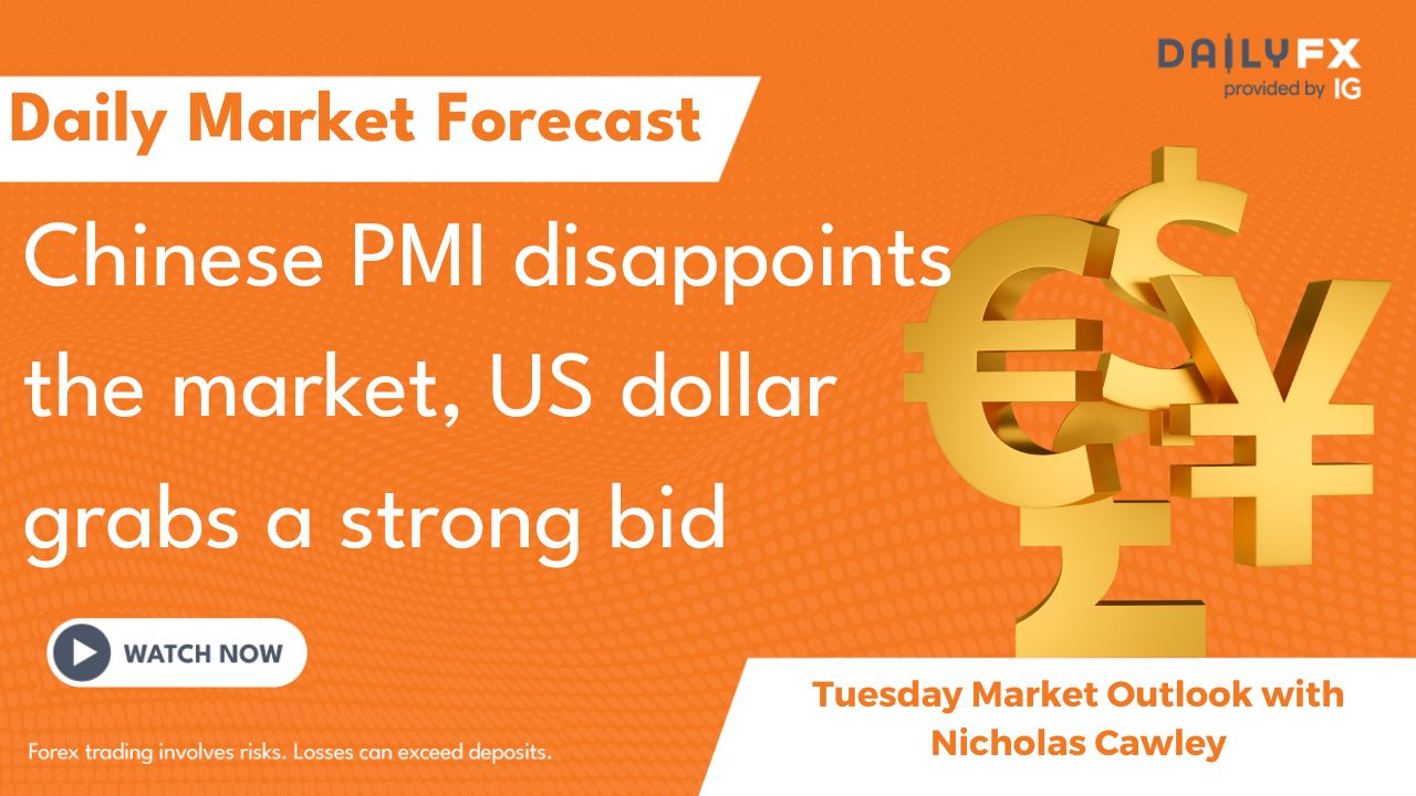 Chinese PMI disappoints the market, US dollar grabs a strong bid