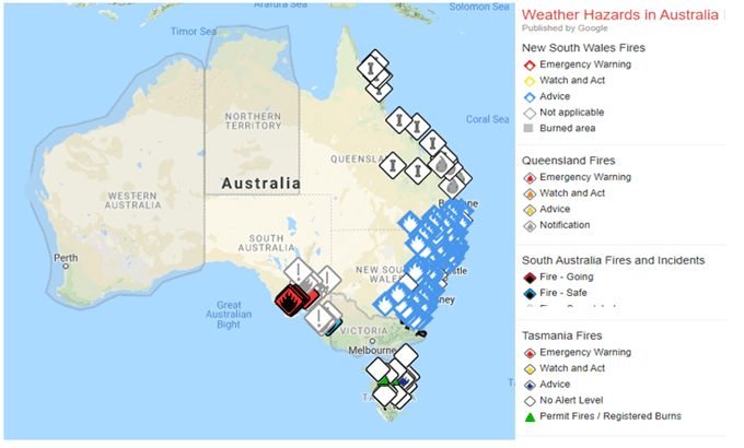 Buschbrände in Australien aktuelle Lage