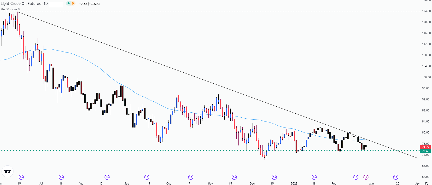 Нефтяной прогноз: год конфликта между Россией и Украиной способствует росту WTI и Brent