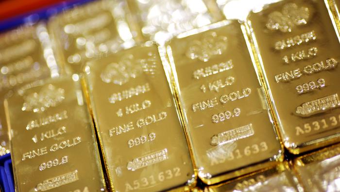 Цена на золото теряет свой блеск-убежище, доходность по облигациям США растет