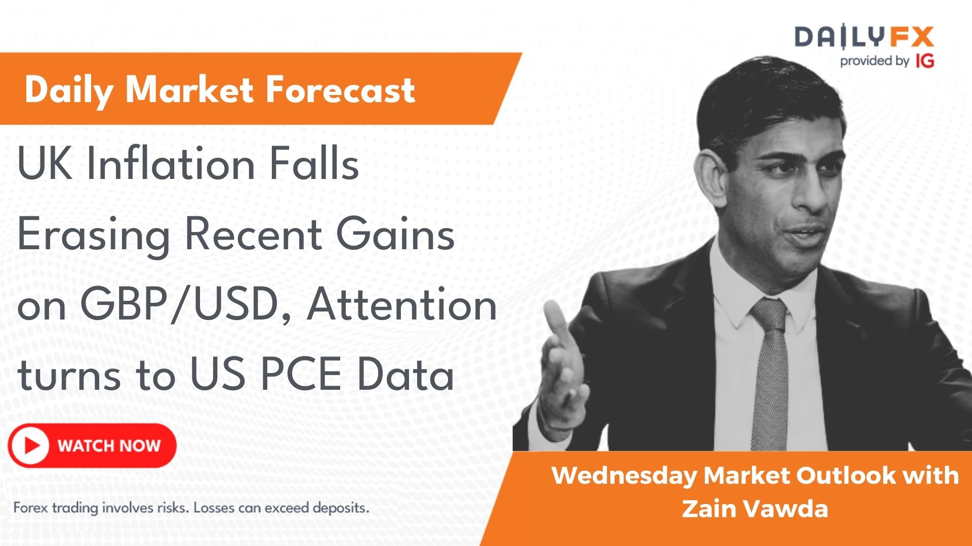 UK Inflation Falls Erasing Recent Gains on GBPUSD, Attention turns to ...