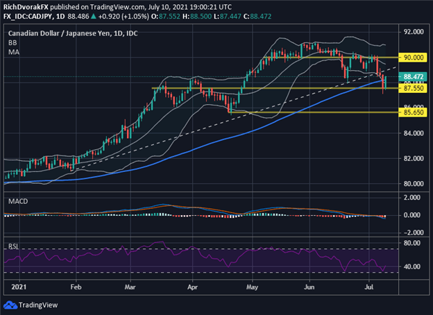 CADJPY Price Chart Canadian Dollar Forecast