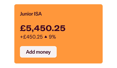 Junior ISA investment Account banner