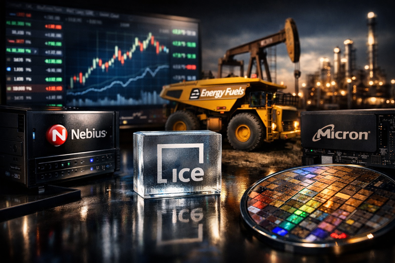 Nebius, ICE, Energy Fuels y Micron: claves en bolsa - IG España