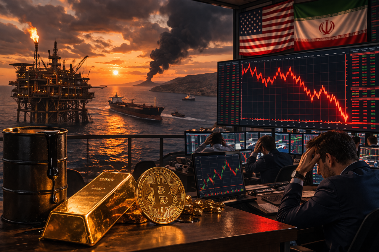 L’échec entre les États-Unis et l’Iran fait grimper le pétrole et pèse sur le Nasdaq, le Bitcoin et l’or. Le marché réagit au risque géopolitique à Ormuz.