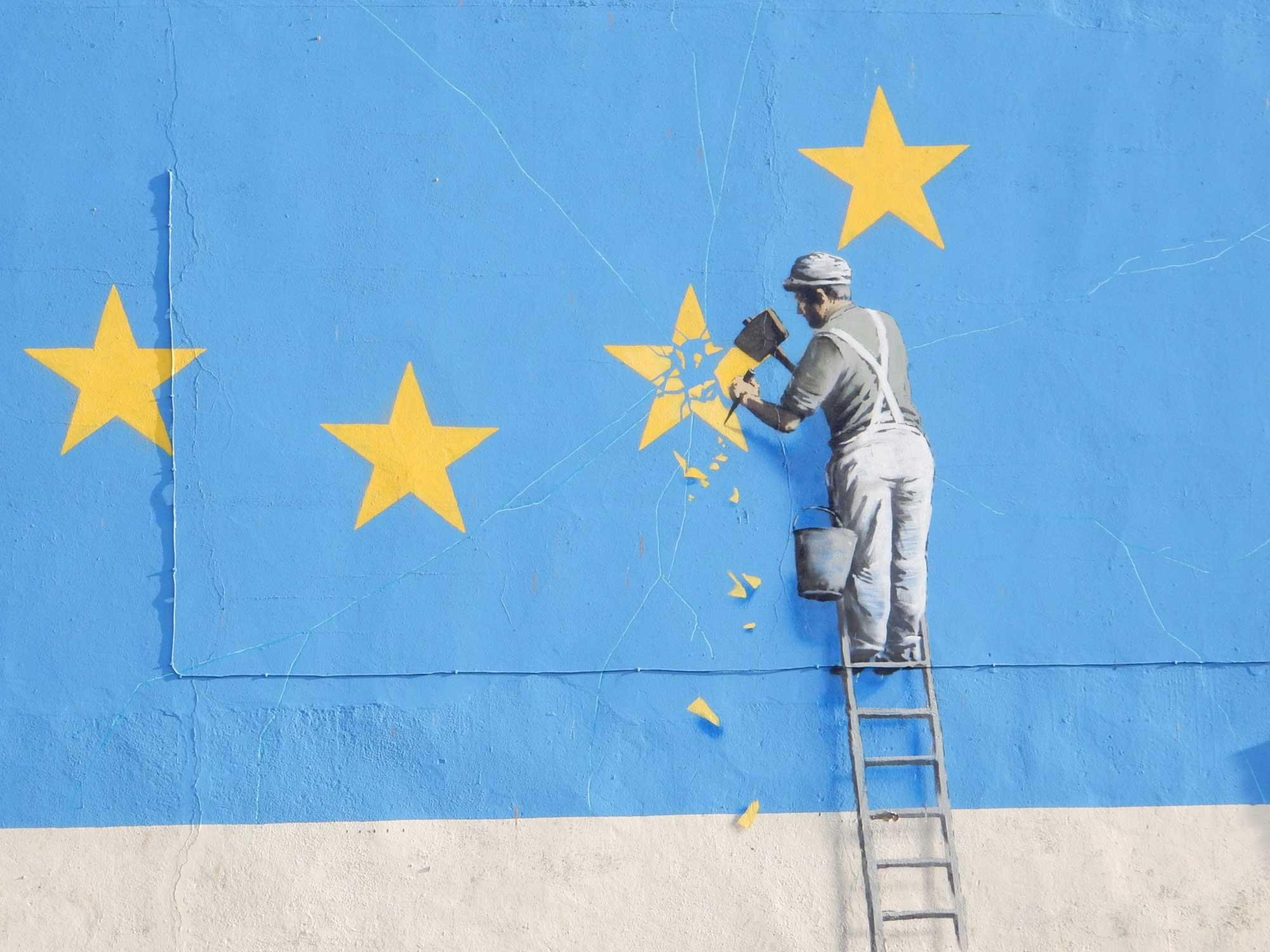 EU wall graphic
