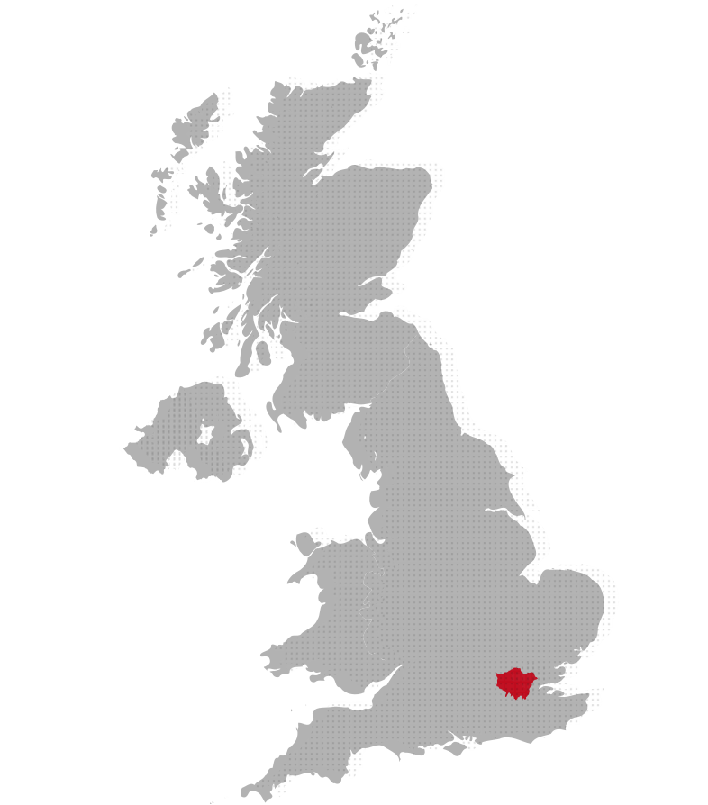 immagine della cartina di Londra