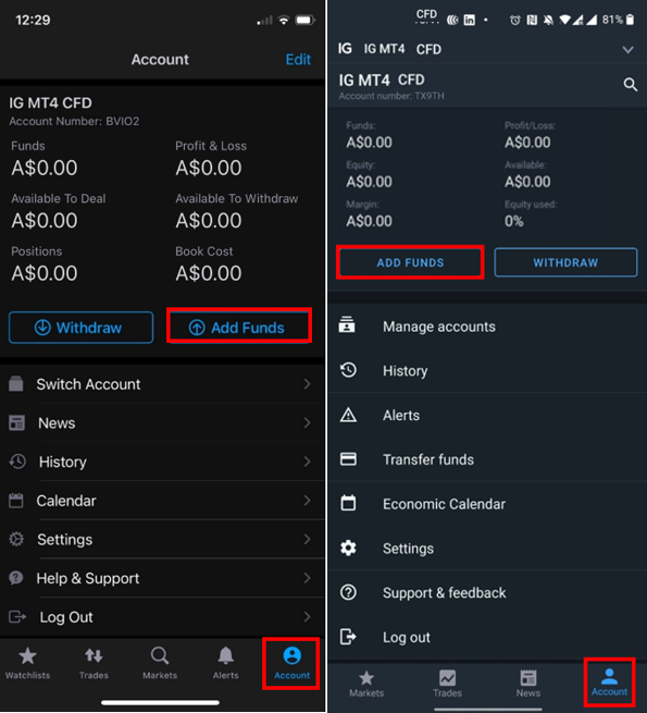 How Do I Deposit Funds Into My Mt4 Account Ig Australia 4773