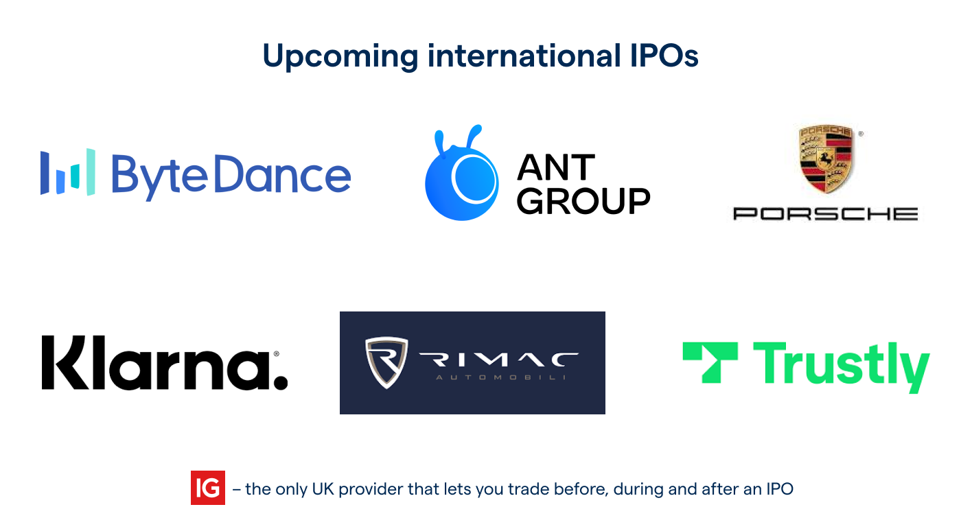 Upcoming international IPOs
