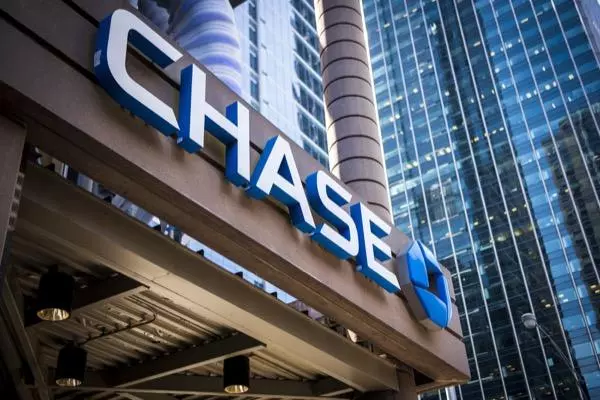 Chase logo after JP Morgan Chase cryptocurrency