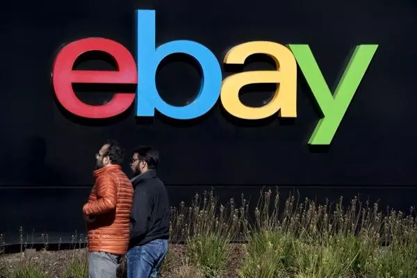 eBay logo before eBay Q1 earnings
