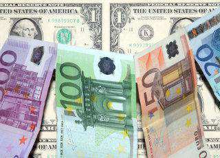 Euro and dollar notes 