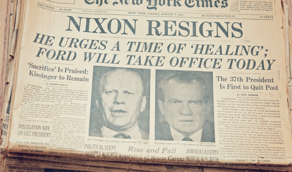 Nixon resignation