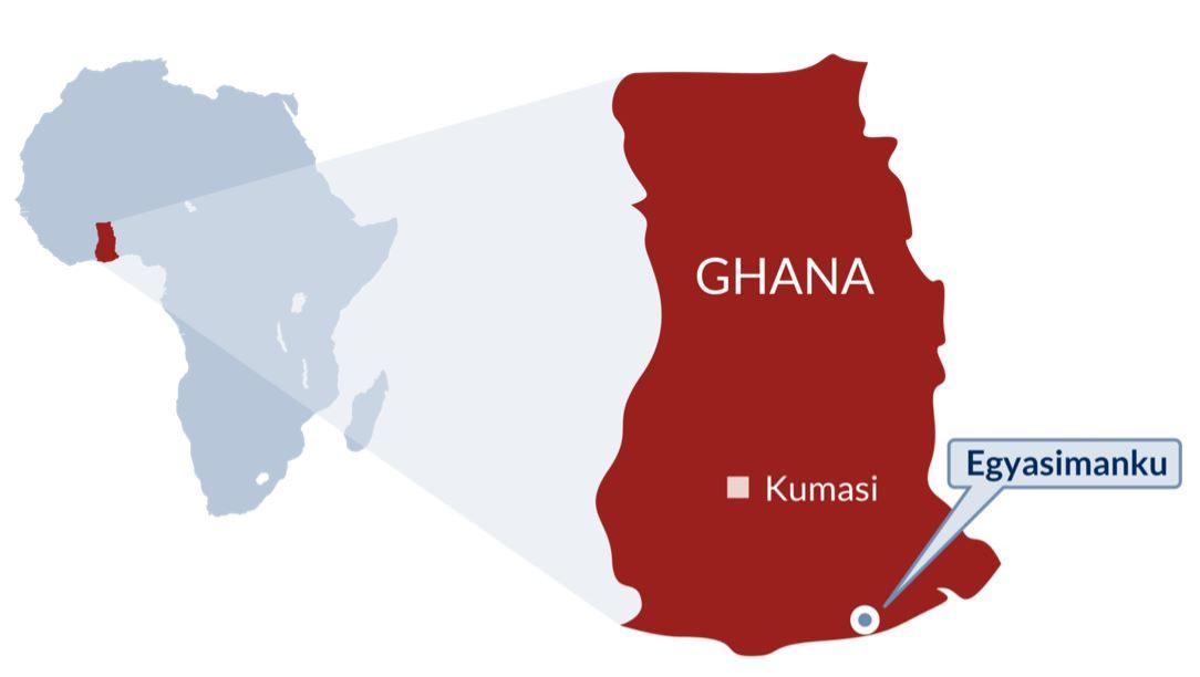 Ghana map