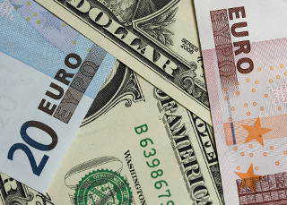 Euro and dollar notes