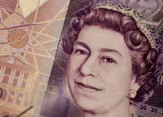 Pound sterling note