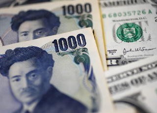 Yen and dollar notes 